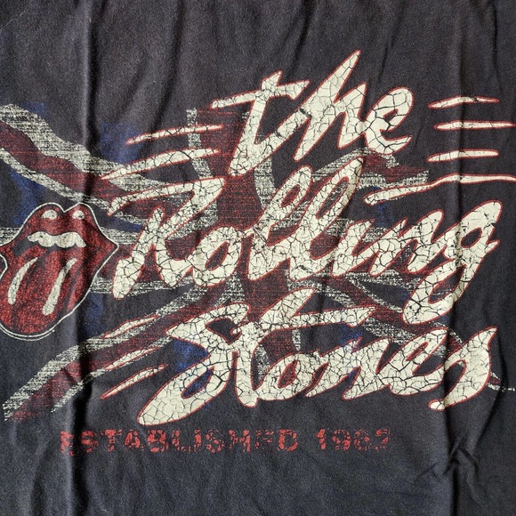 The Rolling Stones Vintage Mens T-Shirt ANTHILL ROCKWEAR (2005) Navy Blue L - Picture 2 of 4